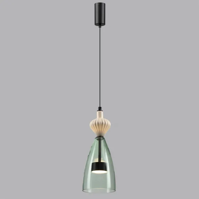 Подвесной светильник Odeon Light L-VISION ODL24 298 5046/12LC LED 12W 4000К 1400Лм PALLETA Зелёный от ImperiumLoft