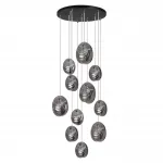 Люстра Odeon Light MODERN ODL24 295 5038/11 G9 11*40W MUSSELS Чёрный от ImperiumLoft