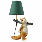 Настольный светильник Lumion MODERNI LN23 129 6523/1T E14 1*40W 220V SQUIRREL Зелёный от ImperiumLoft