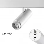 Трековый светильник FLUM Novotech SHINO NT23 070 359206 IP20 LED 3000К4000К6000К 5W/9W/1 Белый от ImperiumLoft