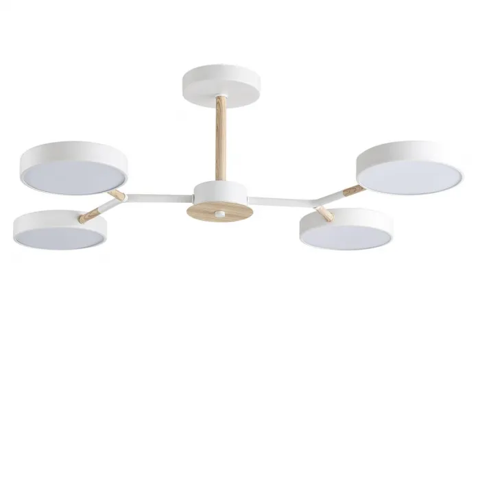 Потолочная люстра Lumion LEDIO LN23 063 5652/72CL LED 72W 3000-6000K 3253Лм 220V BRAD Белый от ImperiumLoft