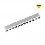 Трековый светильник SMAL Novotech SHINO NT23 047 359243 IP20 LED 12W 48V 1140Лм 3000К SMAL Прозрачный