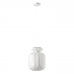 Подвесной светильник Odeon Light PENDANT ODL24 309 5042/1C E27 1*60W JUGI Белый
