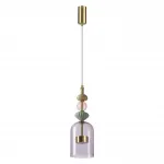 Подвесной светильник Odeon Light L-VISION ODL24 299 5045/12LA LED 12W 4000К 1400Лм PALLETA Фиолетовый