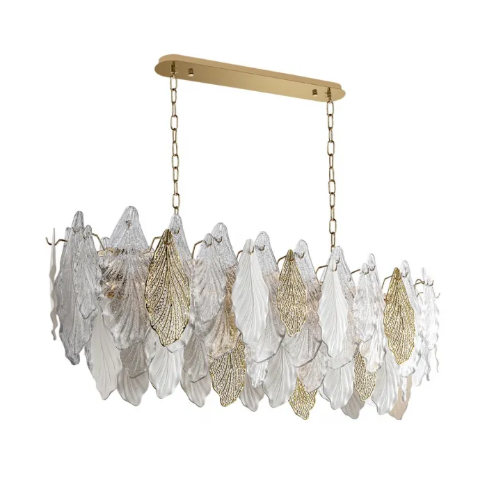 Люстра Odeon Light HALL ODL24 507 5052/14 E14 14*40W LACE Белый, Прозрачный, Золотой от ImperiumLoft