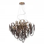 Люстра Odeon Light HALL ODL24 397 5066/12 G9 12*40W CHAINY Коричневый от ImperiumLoft