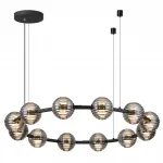 Люстра Odeon Light L-VISION ODL24 427 5041/120L LED 120W 4000К 9364Лм TRONI Чёрный от ImperiumLoft