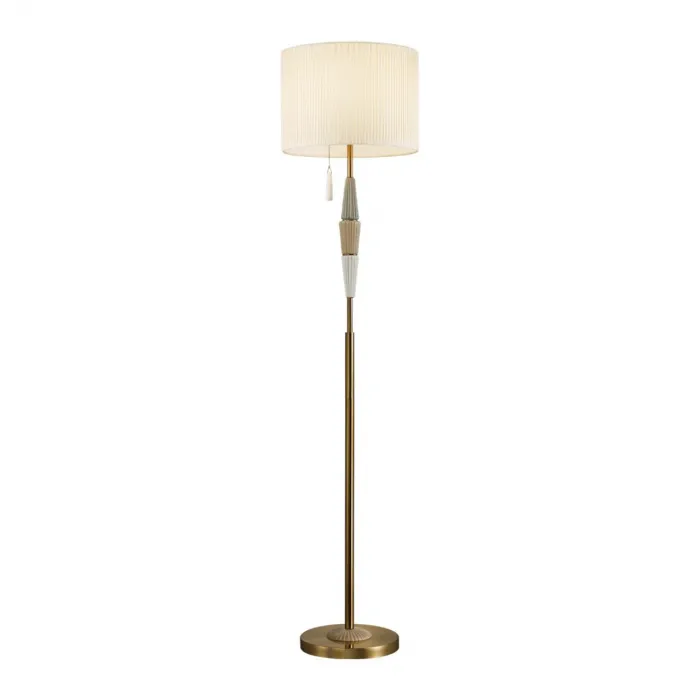 Напольный светильник Odeon Light CLASSIC ODL_EX24 77 5403/1FA E27 1*60W LATTE Белый от ImperiumLoft