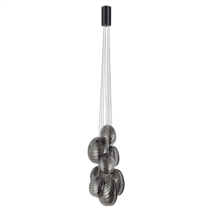 Люстра Odeon Light MODERN ODL24 295 5038/8 G9 8*40W MUSSELS Чёрный от ImperiumLoft
