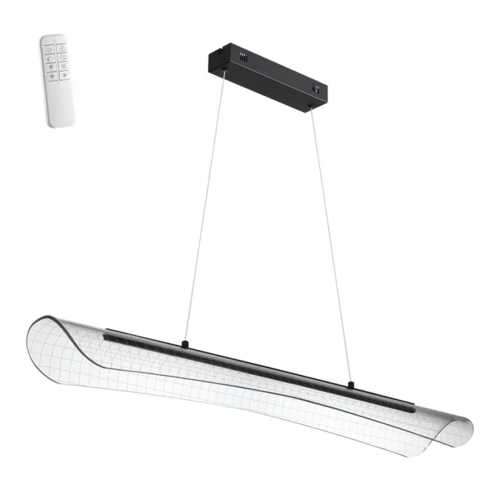 Светильник подвесной диммируемый, с пультом ДУ Novotech OVER NT23 155 359191 IP20 LED 3000К~6000К 32W 220-240V WELLE Белый, Прозрачный от ImperiumLoft