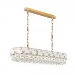 Подвесная люстра Odeon Light HALL ODL24 497 5076/10 E14 10*40W CHESSI Белый