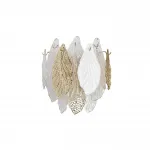 Настенный светильник Odeon Light HALL ODL24 507 5052/3W E14 3*40W LACE Белый, Прозрачный, Золотой от ImperiumLoft