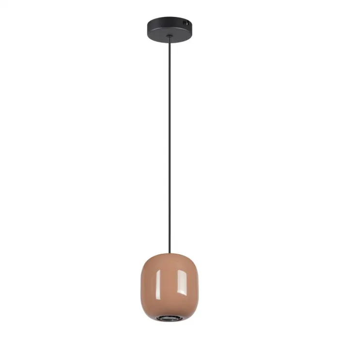 Подвесной светильник Odeon Light PENDANT ODL24 311 5053/1G GU10 LED 4W OVALI Розовый от ImperiumLoft