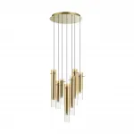 Люстра Odeon Light PENDANT ODL24 319 5061/32LB LED 7*4W 3000K SHINY Жёлтый от ImperiumLoft