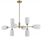 Люстра Lumion MODERNI LN23 115 6512/8C E14 8*40W 220V MONROE Белый от ImperiumLoft