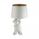 Настольная лампа Lumion MODERNI LN23 123 5663/1T E14 40W 220V BEAR Белый от ImperiumLoft