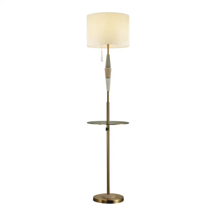 Напольный светильник Odeon Light CLASSIC ODL_EX24 77 5403/1F E27 1*60W LATTE Белый от ImperiumLoft