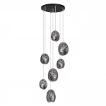 Люстра Odeon Light MODERN ODL24 295 5038/7 G9 7*40W MUSSELS Чёрный от ImperiumLoft