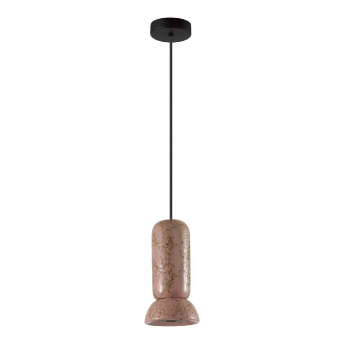 Подвесной светильник Odeon Light PENDANT ODL24 315 5054/1C GU10 LED 4W KERAMA Розовый от ImperiumLoft
