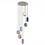 Подвесная люстра Odeon Light PENDANT ODL24 311 5053/7 GU10 LED 7*4W OVALI Мультиколор