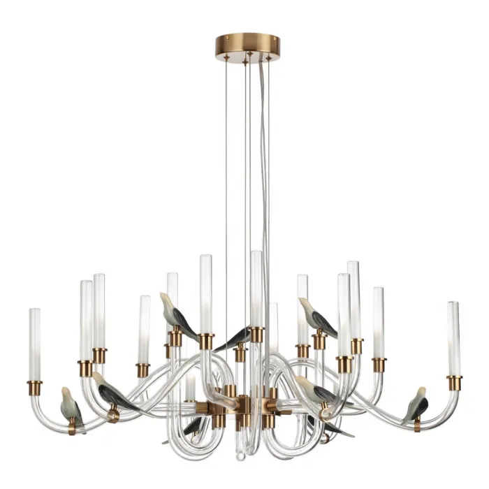 Люстра Odeon Light L-VISION ODL_EX24 11 5431/37L LED 37W 4000K LARK Белый от ImperiumLoft