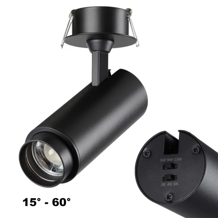 Светильник встраиваемый Novotech SPOT NT23 267 359220 IP20 LED 3000К4000К6000К 5W/9W/13W 220V NAIL Прозрачный от ImperiumLoft