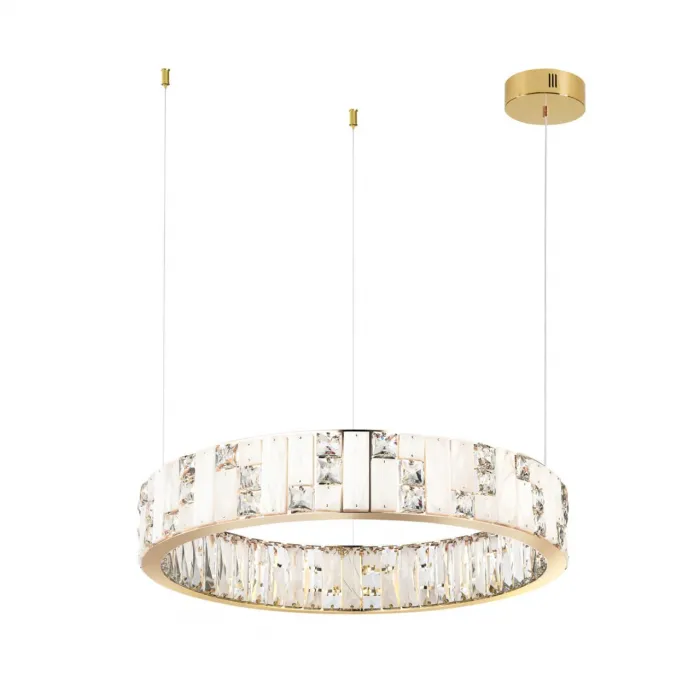 Люстра Odeon Light HALL ODL24 495 5072/80L LED 80W 3700K CROSSA Белый от ImperiumLoft