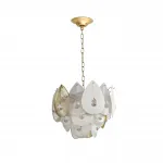 Люстра Odeon Light HALL ODL24 515 5050/11 E14 11*40W CABOCHON Белый, Прозрачный, Золотой от ImperiumLoft