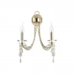 Настенный светильник Odeon Light CLASSIC ODL24 537 5063/2W E14 2*40W CAPEL Прозрачный от ImperiumLoft