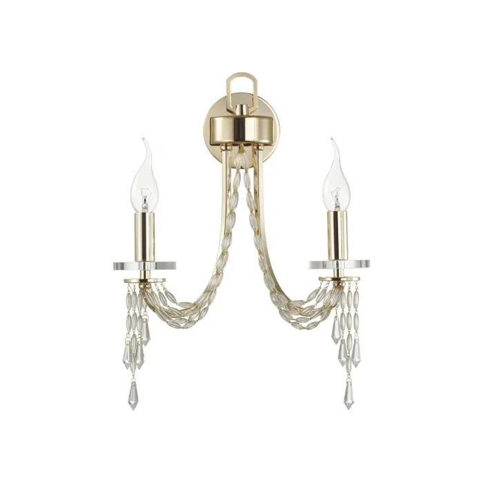Настенный светильник Odeon Light CLASSIC ODL24 537 5063/2W E14 2*40W CAPEL Прозрачный от ImperiumLoft