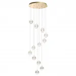 Подвесная люстра Odeon Light L-VISION ODL24 459 5008/56L LED 56W 4000K 4651лм CRYSTAL 