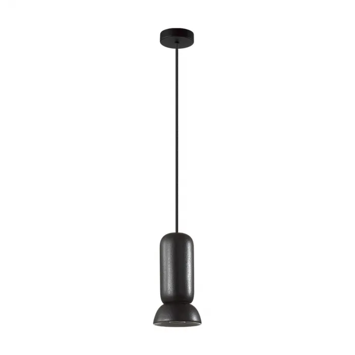 Подвесной светильник Odeon Light PENDANT ODL24 315 5054/1D GU10 LED 4W KERAMA Чёрный от ImperiumLoft
