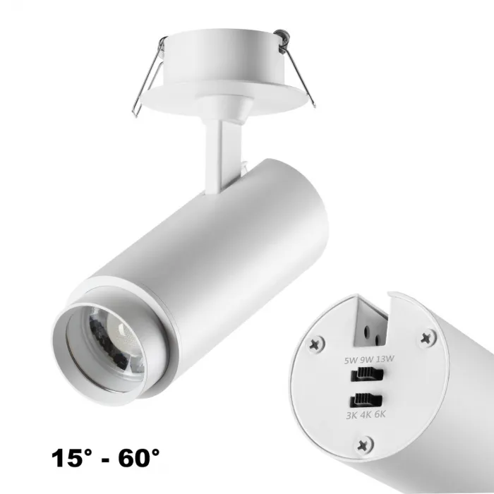 Светильник встраиваемый Novotech SPOT NT23 267 359221 IP20 LED 3000К4000К6000К 5W/9W/13W 220V NAIL Прозрачный от ImperiumLoft