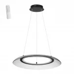 Светильник подвесной диммируемый, с пультом ДУ Novotech OVER NT23 154 359189 IP20 LED 3000К~6000К 48W 220-240V WELLE Белый, Прозрачный от ImperiumLoft