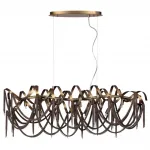 Подвесная люстра Odeon Light HALL ODL24 397 5066/10 G9 10*40W CHAINY 