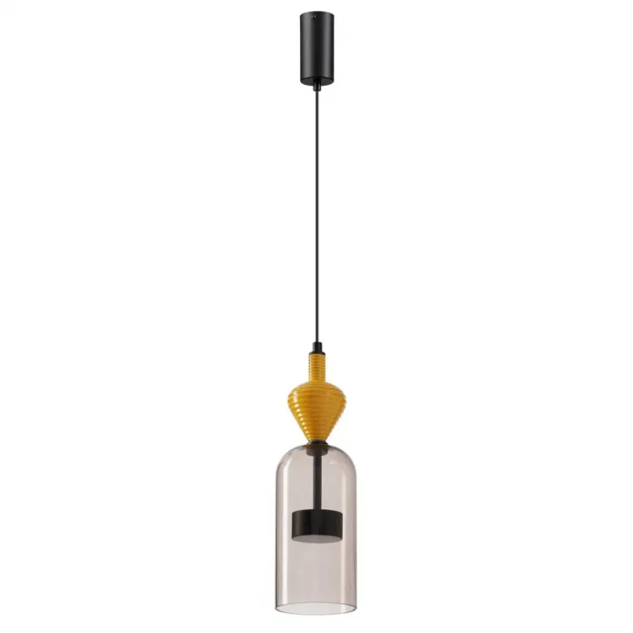 Подвесной светильник Odeon Light L-VISION ODL24 299 5046/12LB LED 12W 4000К 1400Лм PALLETA Коричневый от ImperiumLoft