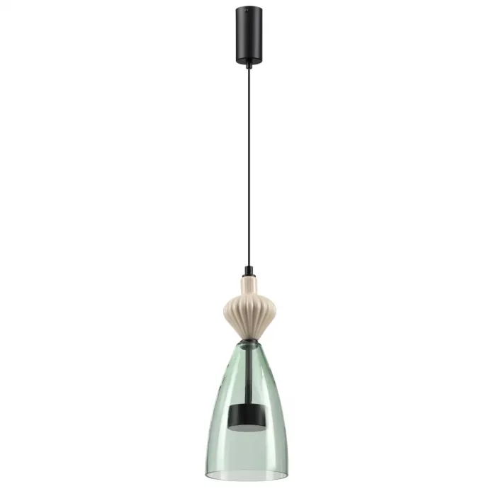 Подвесной светильник Odeon Light L-VISION ODL24 298 5046/12LC LED 12W 4000К 1400Лм PALLETA Зелёный от ImperiumLoft