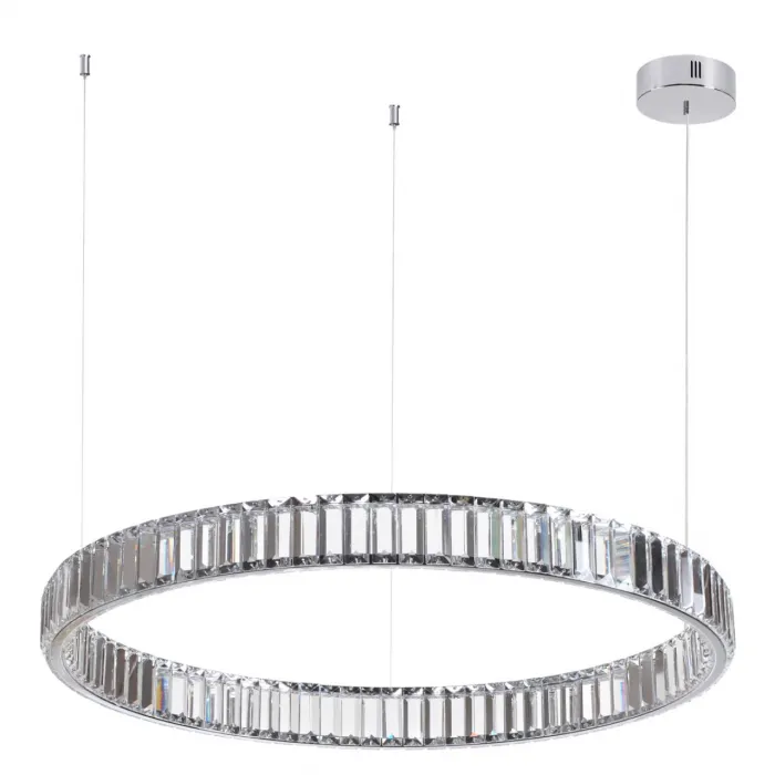 Люстра Odeon Light L-VISION ODL24 489 4930/45L LED 45W 4000K 5350Лм VEKIA Прозрачный от ImperiumLoft
