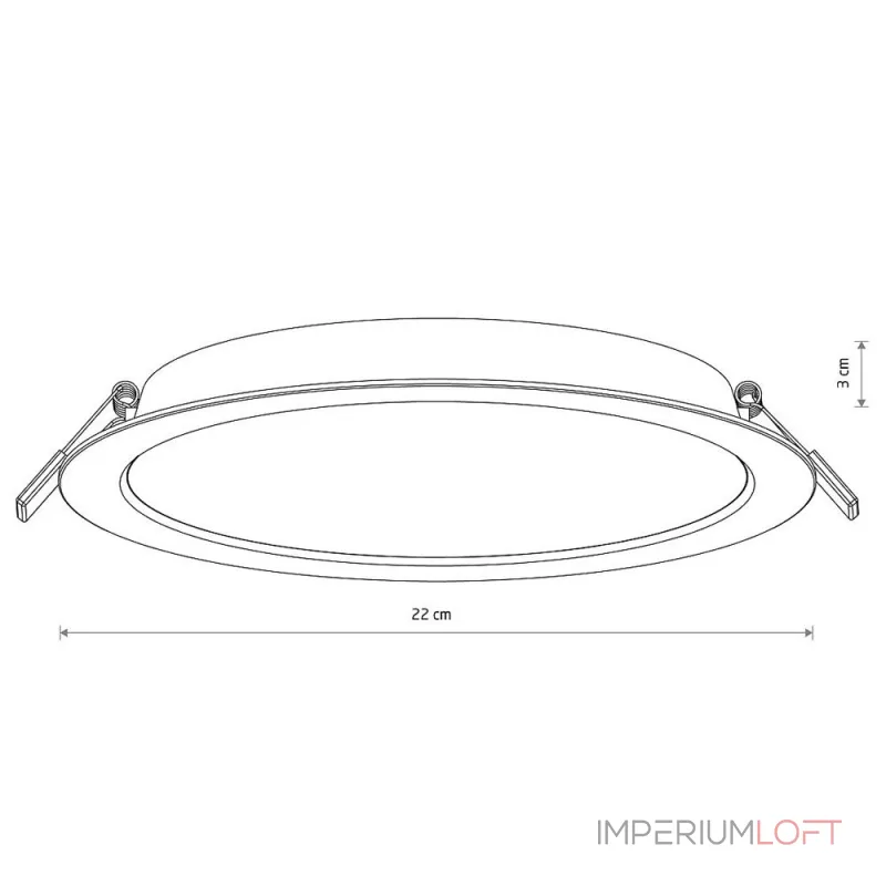 Встраиваемый светильник Nowodvorski Mykonos Led White 10544