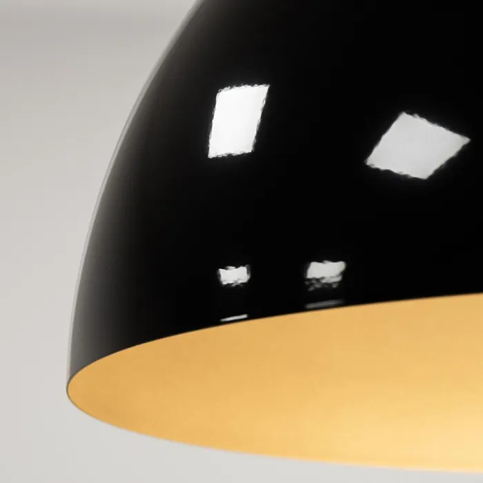 Подвесной светильник Nowodvorski Hemisphere Super L Black/Satine Gold 10693 от ImperiumLoft