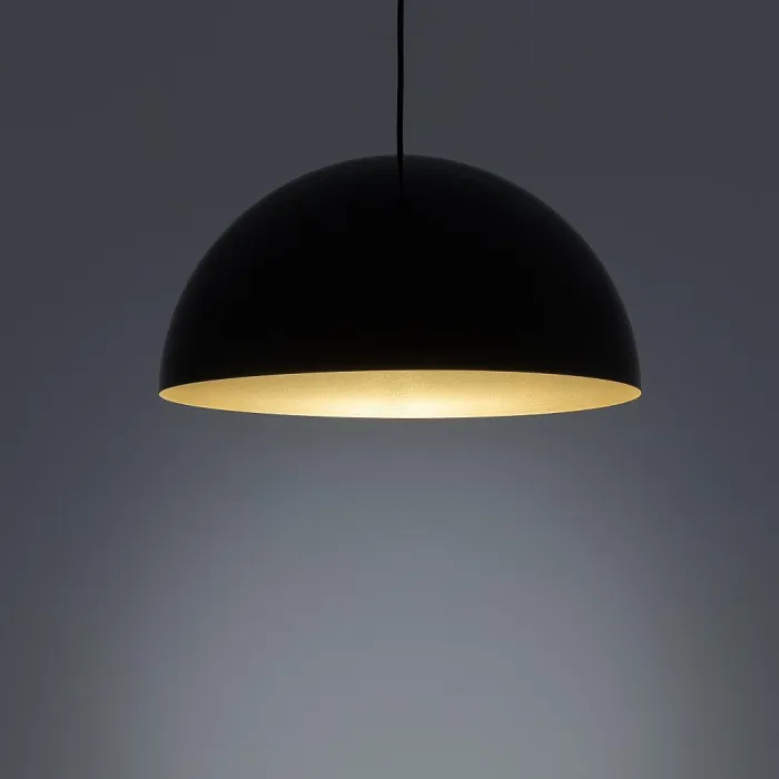 Подвесной светильник Nowodvorski Hemisphere Super L Black/Satine Gold 10693 от ImperiumLoft