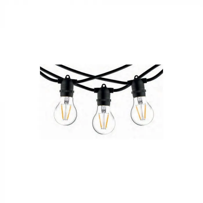 Светильник светодиодный Белт лайт 9 метров Nowodvorski Festoon Lights Black 7872 от ImperiumLoft