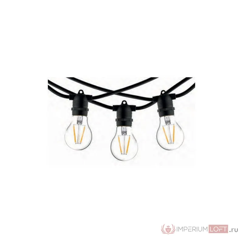 Светильник светодиодный Белт лайт 9 метров Nowodvorski Festoon Lights Black 7872 от ImperiumLoft