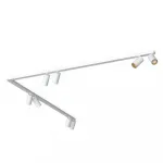 Накладной светильник спот Nowodvorski Mono Corner 2x150 White/Gold 7695 от ImperiumLoft