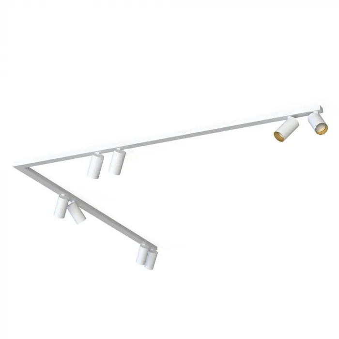 Накладной светильник спот Nowodvorski Mono Corner 2x150 White/Gold 7695 от ImperiumLoft