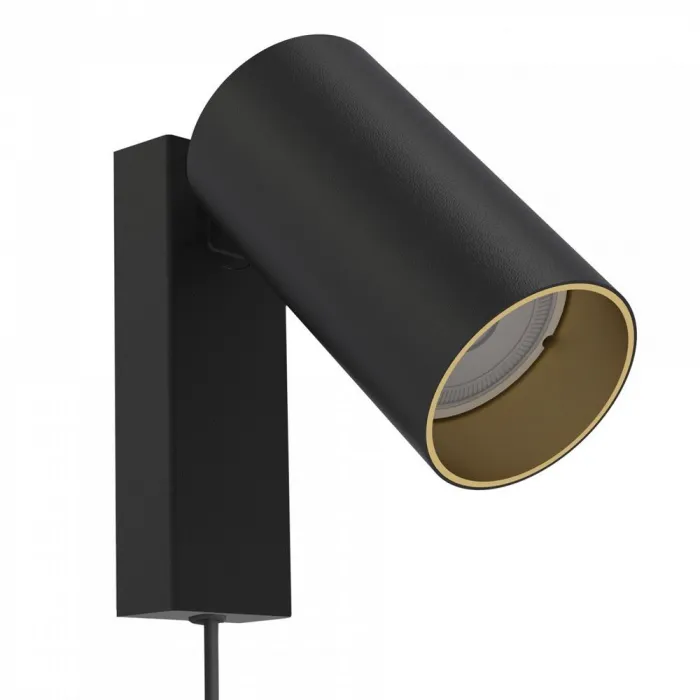 Накладной светильник спот Nowodvorski Mono Black/Gold 7765 от ImperiumLoft