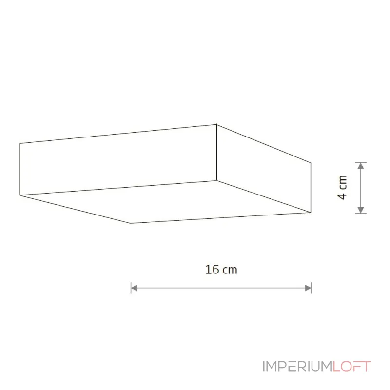 Потолочный cветильник Nowodvorski Lid Square Led White 10421 Потолочный cветильник Nowodvorski Lid Square Led White 10421