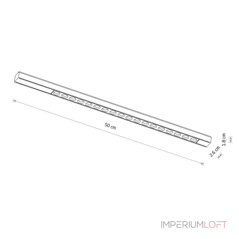 Трековый магнитный светильник Nowodvorski Focus Led Black 11306