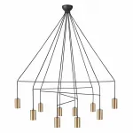 Подвесная люстра Nowodvorski Imbria Brass/Black 7954 от ImperiumLoft