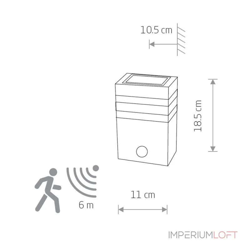Уличный настенный светильник Nowodvorski Rio Black 7017